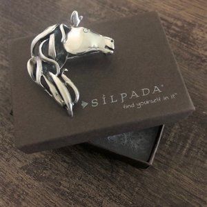 SILPADA i0593 Sterling Silver Horse Pin Pendant